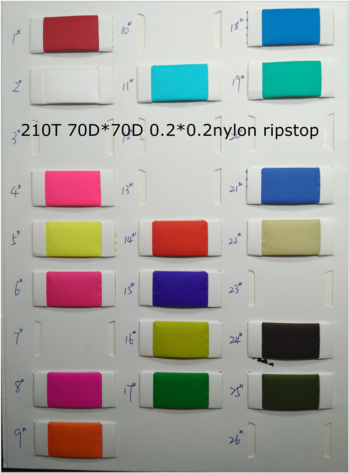210T 0.2*0.2 Ripstop Nylon Taffeta